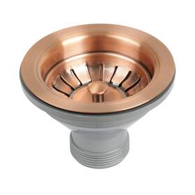 82102 Akicon Copper Kitchen Sink Stopper Replacement For 3-1/2 Inch Standard Strainer Drai