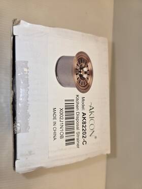 X002j1n1ob Akicon Ak82202-c Model Kitchen Disposal Strainer Copper