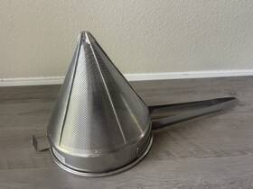 S508f Alegacy #s508f 18/8 Stainless Steel Conical Strainer 8 Inch China Cap With Hook S508f Alegacy #s508f 18/8 Stainless Steel Conical Strainer 8 Inch China Cap With Hook