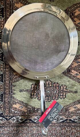 T176 All-clad New Skimmer Stainless Steel 11 Inch Splatter Screen Guard Nwt No