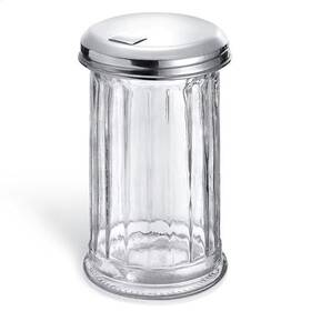 Alpenkok 762040884094 12 Oz Glass Sugar Dispenser With Pour Spout - Container Lid
