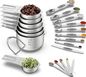 Au001 Altus U 19-piece Stainless Steel Measuring Cups And Spoons Set Stackable