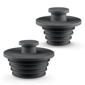 6211-1 Aluvor Bathtub Stopper 2pcs Sink Tub Plug Bathroom Large Small Black 6211-1 Aluvor Bathtub Stopper 2pcs Sink Tub Plug Bathroom Large Small Black
