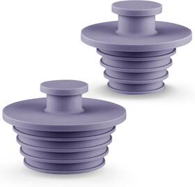 6211-5 Aluvor Bathtub Stopper 2pcs Sink Tub Plug Bathroom Large Small Purple 6211-5 Aluvor Bathtub Stopper 2pcs Sink Tub Plug Bathroom Large Small Purple