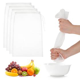 T6xam7dq Amaxiu 573343 1 4 Pack Nylon Nut Milk Bag 11.8 Inch X7.8 Fine Mesh One Size 200