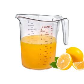 Aa-0674 Amazing Abby - Melissa 64-ounce Plastic Measuring 8-cup 1-pack Clear