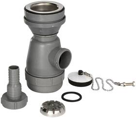 Ambassador Marine 041031790256 Sink Drain With Ultra Mirror Finish 3/4-inch And 1-inch Hose Barb Stra Inch