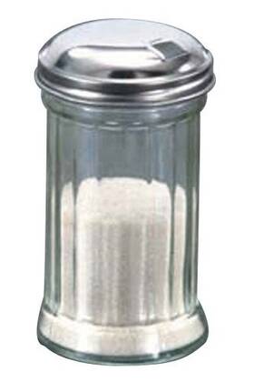 San316 American Metalcraft 12 Oz Plastic Sugar Shaker With Lid