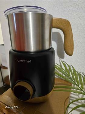 Mmf-9117 Amzchef 8-in-1 Milk Frother And Steamer 550 Watts 21 Oz Split Stainless Steel Mmf-9117 Amzchef 8-in-1 Milk Frother And Steamer 550 Watts 21 Oz Split Stainless Steel