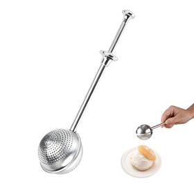 Xf0009 Amzlysdok Flour Duster Powder Sugar Shaker Stainless Steel Pick Up And Dus