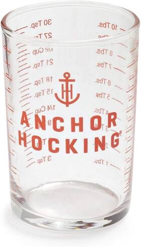 91016l13 Anchor Hocking 5-ounce Measuring Glass Small Single Clear 91016l13 Anchor Hocking 5-ounce Measuring Glass Small Single Clear