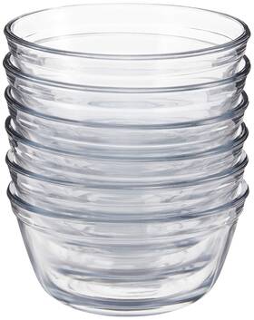 B00gx5goqu Anchor Hocking 1-quart Glass Food Prep And Mixing Bowls - Set Of 6 Clear