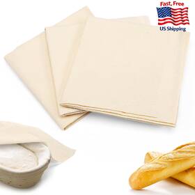 B0dgxybtcl Anphsin 3 Cotton Tea Towels 28 Inch Unbleached Flour Sack For Sourdough Bread Proofing