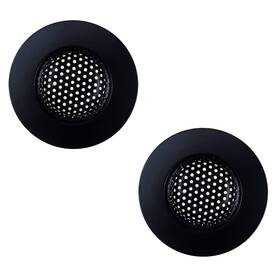 Wq22342 Antrader Kitchen Sink Strainer 3 Inch Top / 1.5 Basket Stainless Steel Drain Black 2 Pack