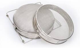 Aplayfulbee 744759478559 Stainless Steel Honey Strainer Double Sieve Debris Extractor Mesh Filter Beekeep