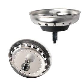 Ar-pro 810071111396 2-pack Kitchen Sink Strainer With Stopper - Stainless Steel R