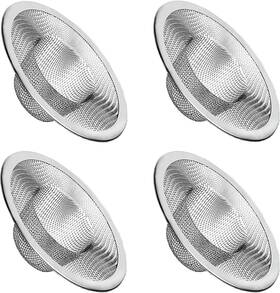 Ar0311 Artiohipo 4pcs Heavy Duty Stainless Steel Kitchen Sink Strainer 2.75 Top / 1 Mesh Metal