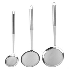 Auear 673869023123 3 Pack Hot Pot Fat Skimmer Spoon Stainless Steel Fine Mesh Food Straine