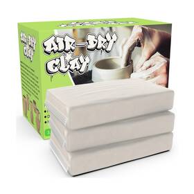 No.nt001 Aujazyble Premium Air Dry Clay For Kids - Natural Modeling Pottery Wheel 3.3l