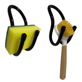 Auxphome 733723429376 2 Pack Hanging Rustproof Sink Caddy And Sponge Holder Adjustable Kitchen Dish