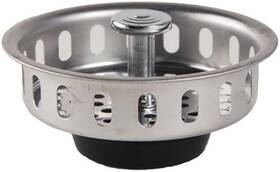 1300s2 Avalon Kitchen Sink Stainless Steel Basket Strainer Replacement With Flat Bottom Rubber 1300s2 Avalon Kitchen Sink Stainless Steel Basket Strainer Replacement With Flat Bottom Rubber