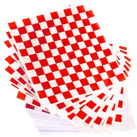B07j21dcz4 Avant Grub Extra Large Grease Resistant Red Checkered Sandwich Liner 300 Sheet Pack. Micro