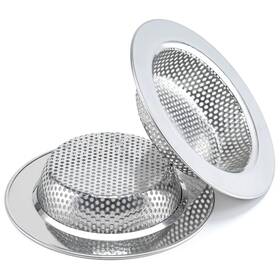 Axwnh Glw-a7 2 Packs Sink Strainer For Most Kitchen Drain Silver Simple Pack
