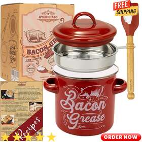 0bly-vtmb7 Ayerphalo Bacon Grease Container With Strainer 46oz Large Capacity Silicone Wooden Sp 0bly-vtmb7 Ayerphalo Bacon Grease Container With Strainer 46oz Large Capacity Silicone Wooden Sp