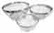 B01iyew2dg Atlantic Collectibles Set Of Three Wire Mesh Food Strainer Colander Stainless Steel 636676556185
