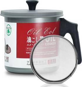 Bacon Grease Container With Strainer 711181041170 Paracity Fine And Dust-proof Lid 1.2l/ 41o Bacon Grease Container With Strainer 711181041170 Paracity Fine And Dust-proof Lid 1.2l/ 41o