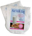 Baking Time 2 For 1 Nut Milk Bags Pack Eco Friendly Reusable Nylon Bag Almond Milks And 784672925914
