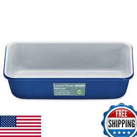 B0csr2bww1 Bakken- Swiss Premium Loaf Pan 1 Lb Aluminum Ceramic Non-stick Pfoa/ptfe Free Even Heat