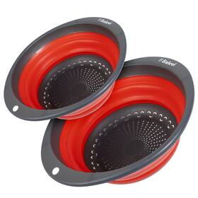 Balevi 726667710570 Inch Collapsible Strainers For Kitchen - Colander Set Of 2 Made Si