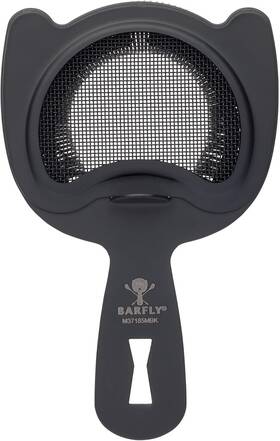 M37185 Barfly Fine Mesh Spring Strainer Matte Black
