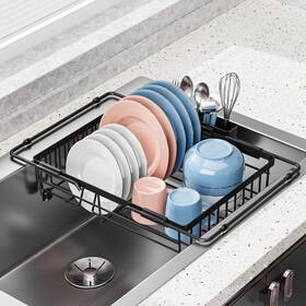 Cll1210 Bbxtyly Expandable In Sink Dish Drying Rack - Adjustable Capacity Over The