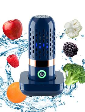 Hz-500 Bcrto Vegetable And Fruit Cleaner Machine Purified Water-proof Cleaning Devi