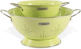 Beifeier 313031486416 Metal Colander 2 Pack Strainer Bowel Handles Quart And 6 Powder Coated Solid Ring