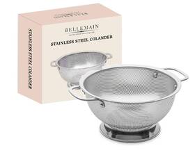 Bellemain 810046310335 3 Quart Metal Colander With Handle Pasta Spaghetti Berry Fruit V