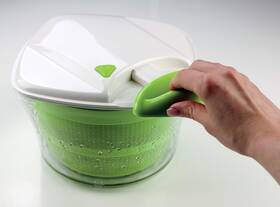 Bellevie 803118191703 Tmanual Spin Salad Dryer Dia 9 7/8 Inch X H 7 1/8 New Free Shipping