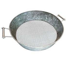 Bm195216 Benzara 192551297890 Benjara 4 X 19 15.75 Inch Round Galvanized Steel Compost Sifter Wit Bm195216 Benzara 192551297890 Benjara 4 X 19 15.75 Inch Round Galvanized Steel Compost Sifter Wit
