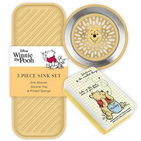 Amz-ds-snk100-wtp Best Brands Disney 3-in-1 Kitchen Sink Accessories Set Drain Strainer Dish Sponge