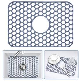 X12.5 Bestjing 085353509837 Silicone Kitchen Sink Mat - 18.2 Inch Protectors For With Cent