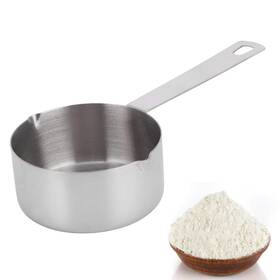 Beufeez124b9u6gq-11 Beufee Stainless Steel Measuring Cup Metal Spoons With 1/4
