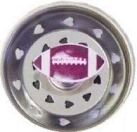 Cecominhk07790 Billy Joe Homewares Football Sports Kitchen Sink Strainer Drain Decor Stainless Steel