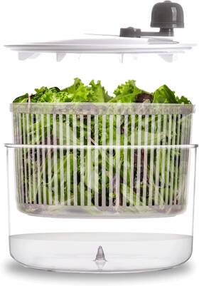 12147-dgy Bino Salad Spinner - 2.75 Quart Small Manual Lettuce Wi 12147-dgy Bino Salad Spinner - 2.75 Quart Small Manual Lettuce Wi