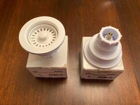 441091 Blanco Basket Strainers In Matt White #441091 Open Box