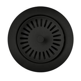 240327 Blanco America Metal Basket Strainer Drain Assembly - Coal Black
