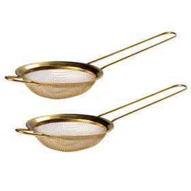 Blendwell 850073355602 Fine Mesh Sifters With Handles Pack Of 2 Stainless Steel Strainer