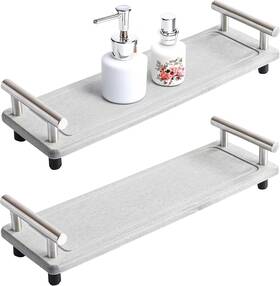 Bj012 Blissju 2pcs Instant Stone Drying Tray For Small Light Grey And Silver Handle
