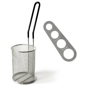 Ee-wp-psb-01 Bloxberry Pasta Strainer Basket With Handle - Stainless Steel Boiling And Blanching B Ee-wp-psb-01 Bloxberry Pasta Strainer Basket With Handle - Stainless Steel Boiling And Blanching B
